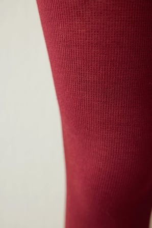 Kız Çocuk Pretty Extra Cotton Bordo Külotlu Çorap