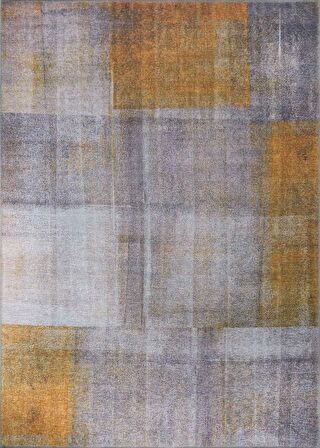 Artloop Modern Halı Funk Dekoratif Gri Halı AL 10