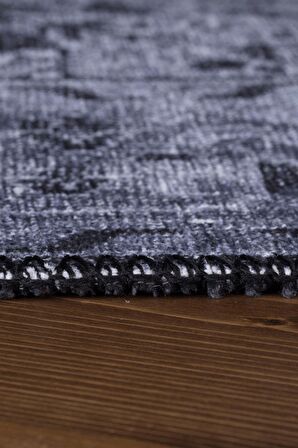 Artloop Vintage Blues Dekoratif Gri Halı AL 22