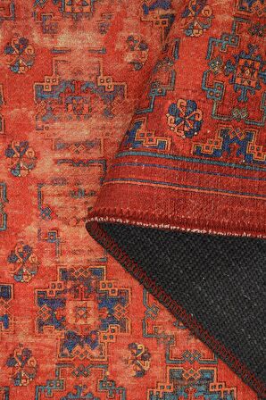 Artloop Halı Dorian Dekoratif Kırmızı Halı AL 227