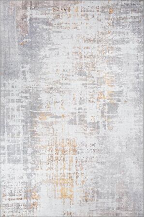 Artloop Modern Halı Funk Dekoratif Gri Halı AL 233