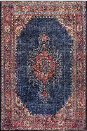 Artloop Vintage Blues Dekoratif Lacivert Halı AL 26