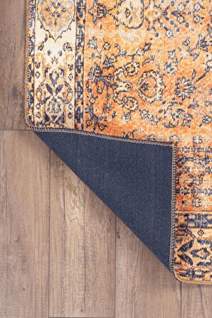 Artloop Modern Fusion Dekoratif Turuncu Halı AL 275