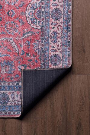 Artloop Vintage Blues Dekoratif Rustik Halı AL 84