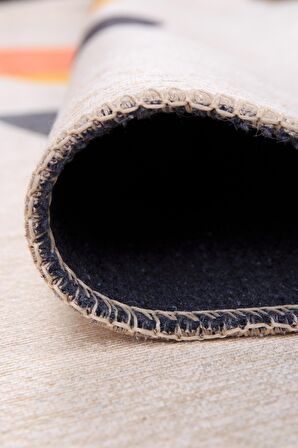 Artloop Funk Şönil Dokuma Pamuk Polyester Renkli Halı AL 399