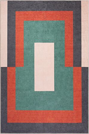 Artloop Funk Şönil Dokuma Pamuk Polyester Renkli Halı AL 400