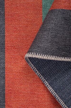 Artloop Funk Şönil Dokuma Pamuk Polyester Renkli Halı AL 400