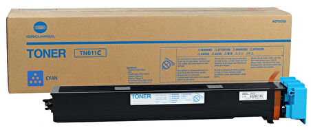 Minolta TN-611 Orjinal Mavi Toner Bizhub C-451 C-550 C-650