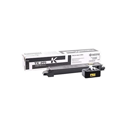 Kyocera Mita TK-895 Siyah Spot Orjinal Toner FS-C 8020-8025-8520-8525