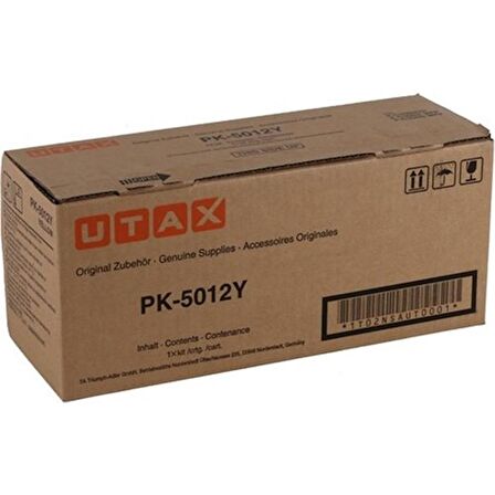 Utax Pk-5012Y Sarı Spot Orjinal Toner P-C 3560Mfp, P-C 3565Mfp