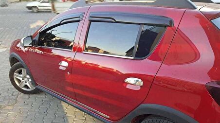 OMSA Dacia Sandero Stepway HB Krom Cam Alt Çıtası 4 Parça 2012 ve Sonrası