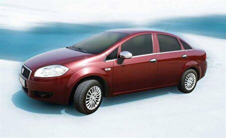 OMSA Fiat Linea SD Krom Cam Alt Çıtası 8 Parça 2012 ve Sonrası