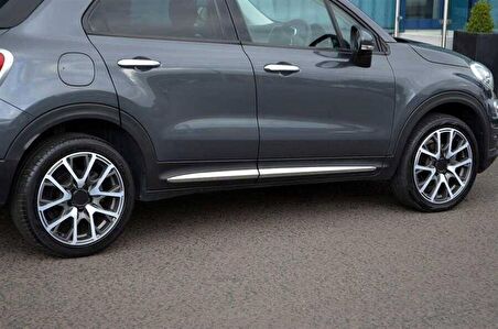 OMSA Fiat 500X Krom Yan Kapı Çıtası 4 Parça 2015 ve Sonrası