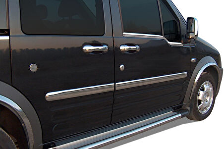OMSA Ford Connect Krom Yan Kapı Çıtası 4 Parça 2009-2014 Arası
