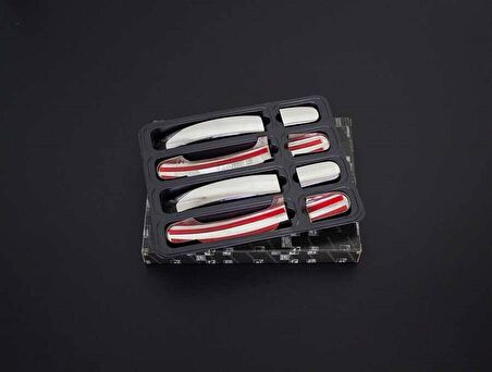 OMSA Ford Tourneo Custom Krom Kapı Kolu 4 Kapı 8 Parça 2012 ve Sonrası