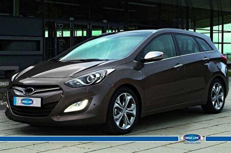 OMSA Hyundai i30 HB Krom Cam Alt Çıtası 8 Parça 2012-2016 Arası