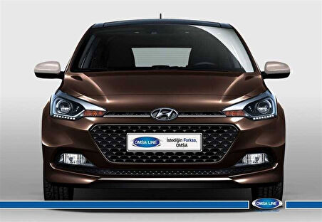 OMSA Hyundai i20 Krom Ön Tampon Çıtası 2014 ve Sonrası