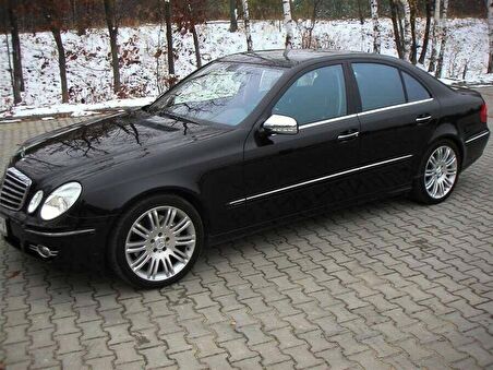 OMSA Mercedes W211 SD Krom Cam Alt Çıtası 4 Parça 2003-2009 Arası