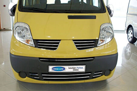 OMSA Nissan Primastar Krom Ön Tampon Çıtası 6 Parça 2010-2014 Arası