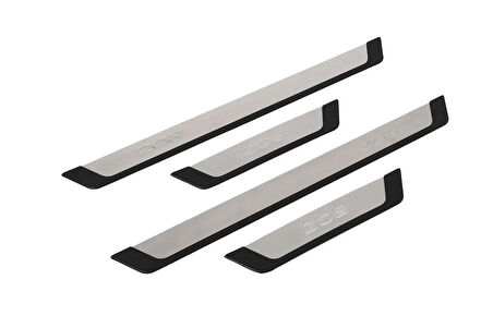 OMSA Peugeot 208 Krom Kapı Eşiği ABS 4 Parça 2012-2019 Arası