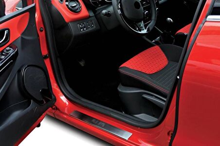 OMSA Renault Clio 4 Krom Kapı Eşiği 4 Parça  2012-2019 Arası