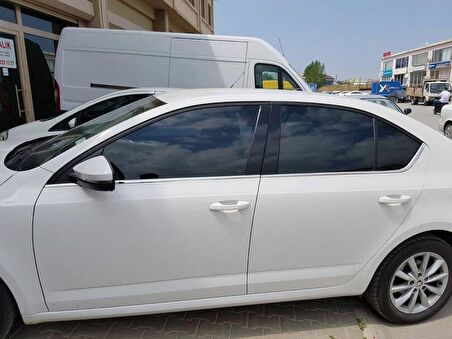 OMSA Skoda Octavia 3 A7 SD Krom Cam Alt Çıtası 6 Parça 2013 ve Sonrası