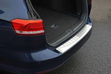 OMSA VW Passat B8 SW Krom Taşlı Arka Tampon Eşiği 2015 ve Sonrası