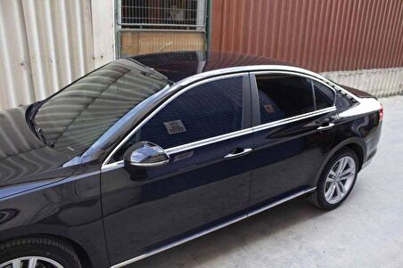 OMSA VW Passat B8 Krom Cam Çerçevesi 8 Parça 2015 Sonrası