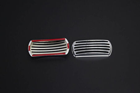 OMSA Universal Krom Sinyal Çerçevesi Kafesli 14,5cm x 6cm