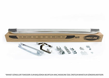 OMSA Mercedes Sprinter W906 Ms Line Yan Basamak Alüminyum Orta Şase 3 3 2006-2017 Arası