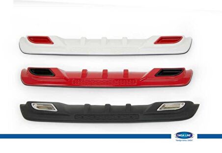 Peugeot Partner Tepee Arka Difüzör 2008-2018 Arası