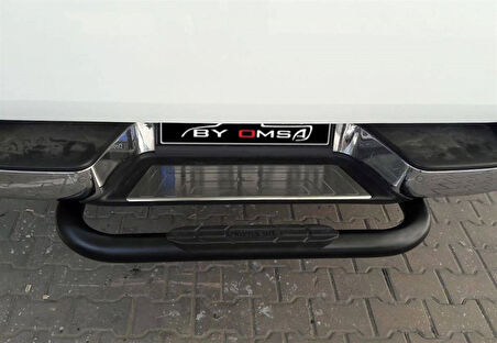 OMSA Toyota Hilux Arka Basamak Çap:76 Siyah 2015 ve Sonrası