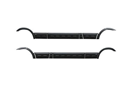 Ford Transit Çamurluk ve Kapı Dodik Seti Abs 14 Parça Kısa Şase 2006-2013 Arası