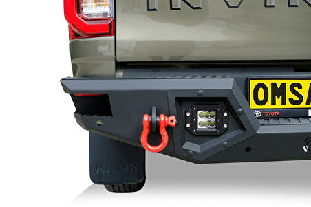 OMSA Toyota Hilux Dakar V2 Çelik Arka Tampon Ledli Sensörlü-Sensörsüz 2015 ve Sonrası