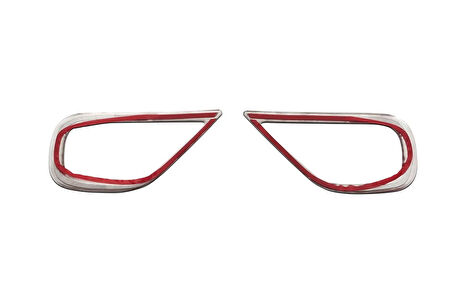 OMSA Renault Express Krom Sis Far Çerçevesi 2 Parça 2021 ve Sonrası