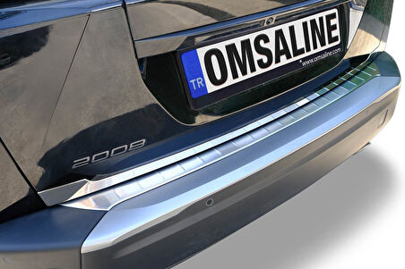 OMSA Peugeot 2008 EV Krom Arka Tampon Eşiği Taşlı 2023 ve Sonrası