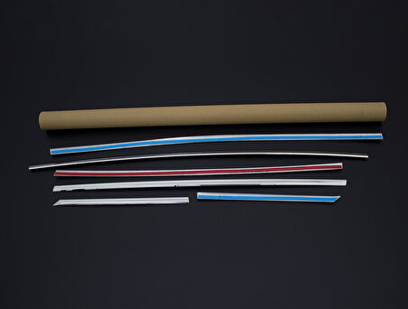 OMSA Peugeot 2008 EV Krom Cam Alt Çıtası 6 Parça 2023 ve Sonrası