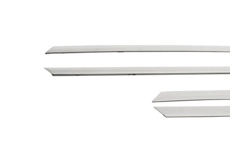 OMSA Peugeot 2008 EV Krom Üst Cam Çerçevesi 6 Parça 2023 ve Sonrası