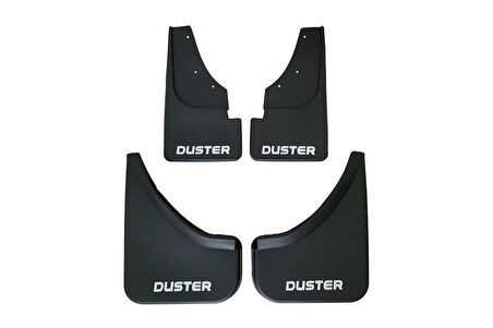 Dacia Duster ile uyumlu Ön-Arka Paçalık Tozluk Set Orijinal Yazılı 4 Adet 2009-2017 Arası