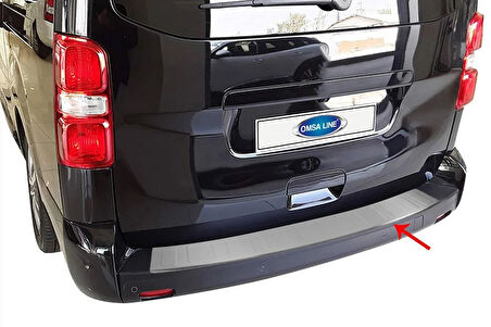 OMSA Toyota Proace Verso Krom Arka Tampon Eşiği Taşlı 2016 ve Sonrası