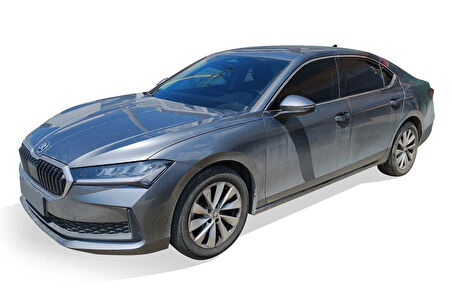 OMSA Skoda Superb Krom Cam Çerçevesi 10 Parça 2024 ve Sonrası