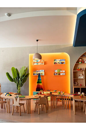 Sekiz Parçalı Yuvarlak Grup Etkinlik Masası( 16 Kişilik)