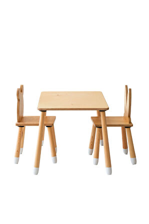 Düz Etkinlik Masası ( 2 Sandalyeli)