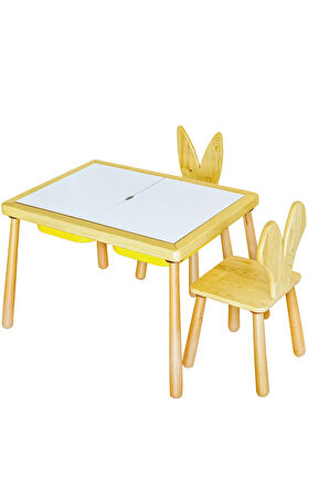 Duyusal Oyun Masası + 2 Sandalye