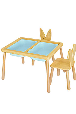 Duyusal Oyun Masası + 2 Sandalye