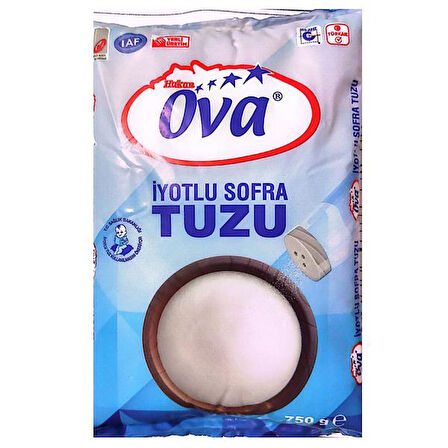 OVA TUZ İYOTLU 750 GR X 30 ADET