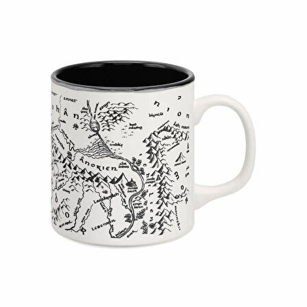 Mabbels The Lord Of The Rings Middle Earth Map Mug The Lord Of The Rings