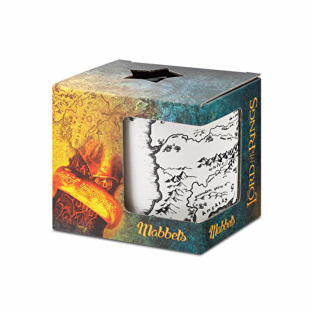 Mabbels The Lord Of The Rings Middle Earth Map Mug The Lord Of The Rings