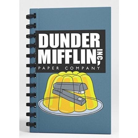 Mabbels Spiralli Defter The Office Dunder Mifflining Mavi 80 Yp 17x24 Dft-388586