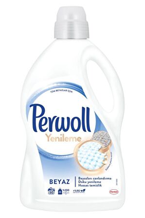 Perwoll Hassas Sıvı Çamaşır Deterjanı Siyah 2.97 L + Renkli 2.97 L + Beyaz 2.97 L + Çiçek Cazibesi 2.7 L